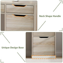 Load image into Gallery viewer, Dreamcurship White Desk with Drawers, Modern Computer Desk with File Drawers, Home Office Study Writing Desk with Storage, White