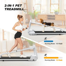 Load image into Gallery viewer, Under Desk Treadmill, Walking Pad, 2 in 3 Portable Treadmill with Handle Remote Control LED Display, Walking Jogging Machine for Home Office Use