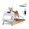Under Desk Treadmill, Walking Pad, 2 in 3 Portable Treadmill with Handle Remote Control LED Display, Walking Jogging Machine for Home Office Use