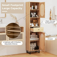 Load image into Gallery viewer, Tangkula Tall Bathroom Storage Cabinet