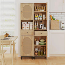 Load image into Gallery viewer, Tangkula Tall Bathroom Storage Cabinet