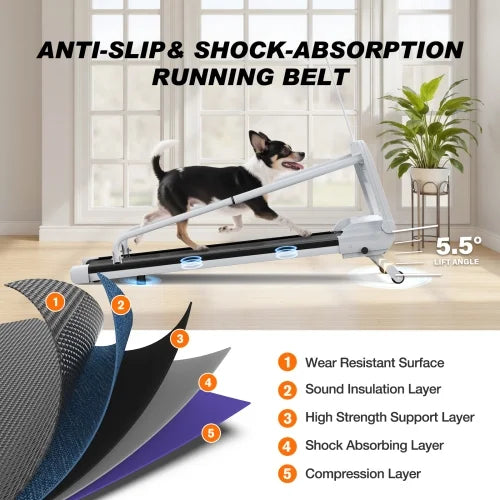 Under Desk Treadmill, Walking Pad, 2 in 3 Portable Treadmill with Handle Remote Control LED Display, Walking Jogging Machine for Home Office Use