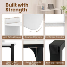 Load image into Gallery viewer, Tangkula 43.5" Study Desk with Ergonomic Monitor Stand &amp; Storage Shelves